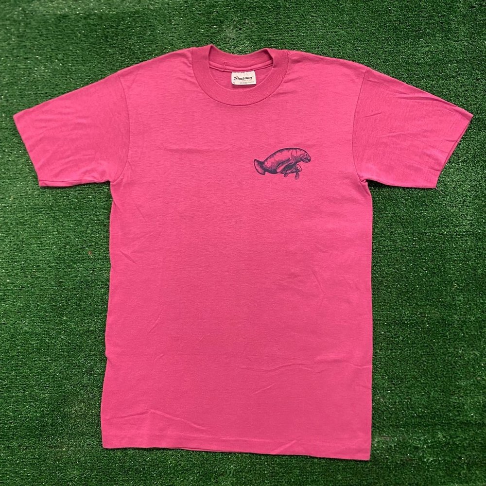 Manatee State Park Vintage 80s Nature Animals T-Shirt - Gem